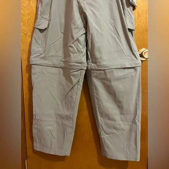 NEW Men’s Rustic Ridge Olive Green Convertible Zip-Off Hiking Cargo Pants. 2X. - Picture 13 of 16